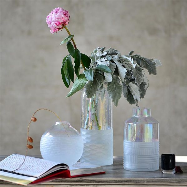 modern glass vase hand carved small mouth vases creative transparent colorful terrarium containers home decor accessories
modern glass vase hand carved small mouth vases creative transparent colorful terrarium containers home decor accessories