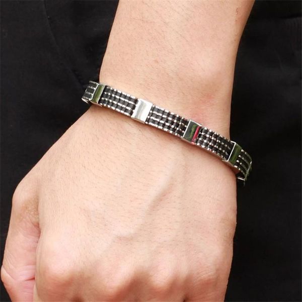 link, chain punk rock 316l stainless steel biker mens bracelet link motorcycle bike bicycle bracelets bangles jewelry, Black
link, chain punk rock 316l stainless steel biker mens bracelet link motorcycle bike bicycle bracelets bangles jewelry, Black