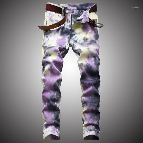 men's jeans tie dye men hip hop streetwear denim pants tie-dye fashion motorcycle biker trousers multicolor bottoms wz11, Blue
men's jeans tie dye men hip hop streetwear denim pants tie-dye fashion motorcycle biker trousers multicolor bottoms wz11, Blue