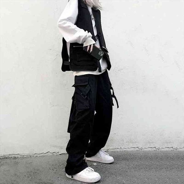 streetwear cargo pants women harajuku korean fashion oversize black gothic emo techwear pockets loose trousers for female, Black;white
streetwear cargo pants women harajuku korean fashion oversize black gothic emo techwear pockets loose trousers for female, Black;white