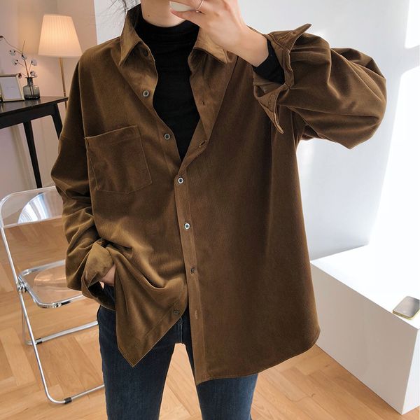 women's blouses & shirts spring veet blouse female face misty shiny retro shirt girl 2021 long sleeve soft cardigan solid 982, White
women's blouses & shirts spring veet blouse female face misty shiny retro shirt girl 2021 long sleeve soft cardigan solid 982, White