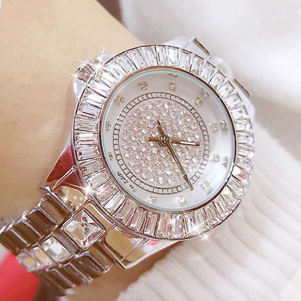 wristwatches 2021 diamond women watches crystal watch gold silver stainless steel bling wristwatch montre femme, Slivery;brown
wristwatches 2021 diamond women watches crystal watch gold silver stainless steel bling wristwatch montre femme, Slivery;brown