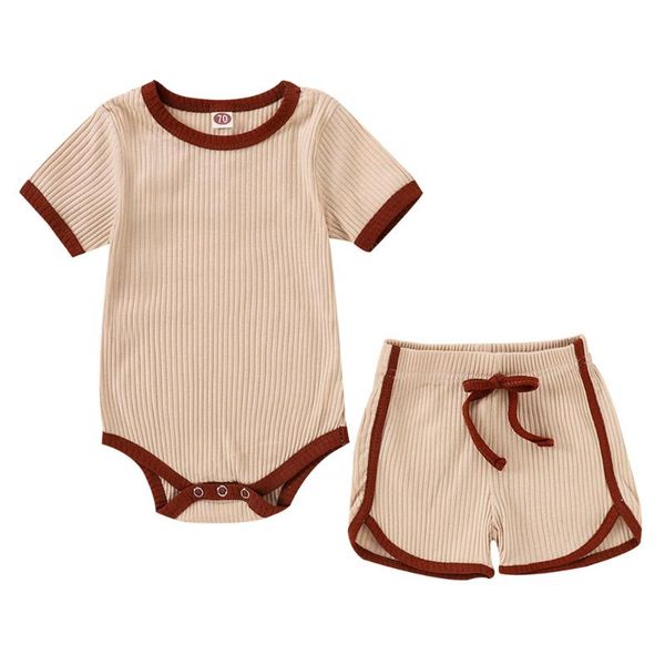 clothing sets born baby girls boys summer short sleeve contrast color bodysuit and 2 pcs clothes outfits for toddler kids d30, White
clothing sets born baby girls boys summer short sleeve contrast color bodysuit and 2 pcs clothes outfits for toddler kids d30, White