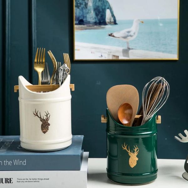 storage bottles & jars ceramic chopstick holder nordic household tableware chopsticks, fork and spoon box creative kitchen utensils 
storage bottles & jars ceramic chopstick holder nordic household tableware chopsticks, fork and spoon box creative kitchen utensils