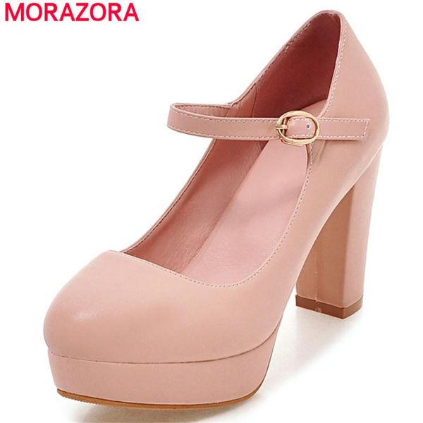 shoes woman pumps buckle shallow platform big size 32-43 elegant fashion high heels solid dress, Black
shoes woman pumps buckle shallow platform big size 32-43 elegant fashion high heels solid dress, Black