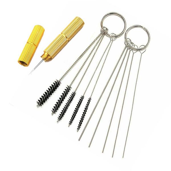 professional spray guns 11pcs multifunctional airbrush cleaning needle brush stainless steel nylon bristles clean accessories kits for gun c
professional spray guns 11pcs multifunctional airbrush cleaning needle brush stainless steel nylon bristles clean accessories kits for gun c