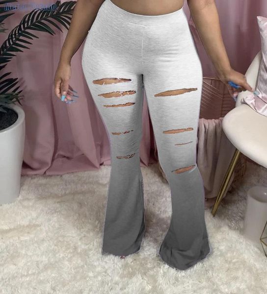 women's pants & capris meren verado gradient print hole high waist women elastic flare skinny leggings trousers draped jogger sweatpant, Black;white
women's pants & capris meren verado gradient print hole high waist women elastic flare skinny leggings trousers draped jogger sweatpant, Black;white