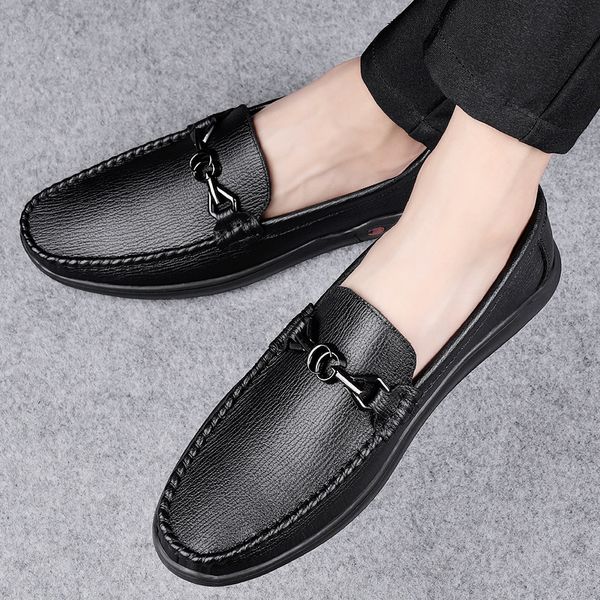 luxurious high-end set genuine leather men peas shoes loafers comfortable mens moccasins shoes business casual mens dress shoes, Black
luxurious high-end set genuine leather men peas shoes loafers comfortable mens moccasins shoes business casual mens dress shoes, Black