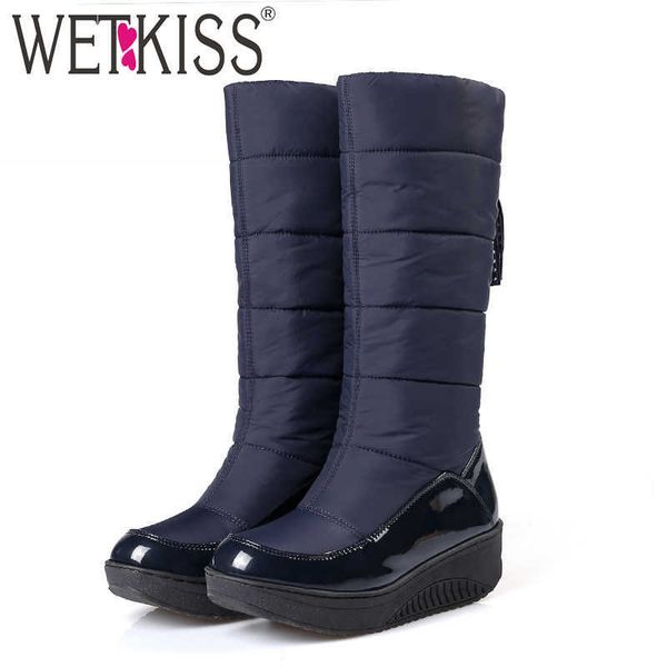 wetkiss down cotton winter snow women boots platform boots mid calf warm footwear fashion cleated ladies shoes big size 210630, Black
wetkiss down cotton winter snow women boots platform boots mid calf warm footwear fashion cleated ladies shoes big size 210630, Black