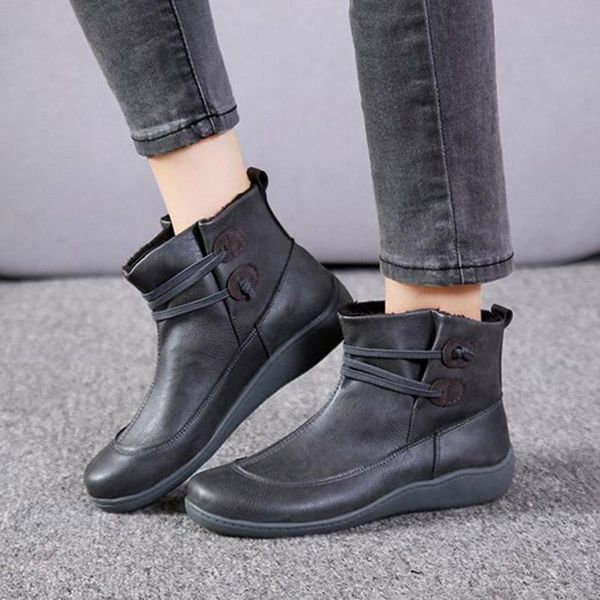 boots big size 35-43 women ankle leather bigh snow shoes for woman 2021 winter botas retro mujer fashion flat booties 8475g, Black
boots big size 35-43 women ankle leather bigh snow shoes for woman 2021 winter botas retro mujer fashion flat booties 8475g, Black