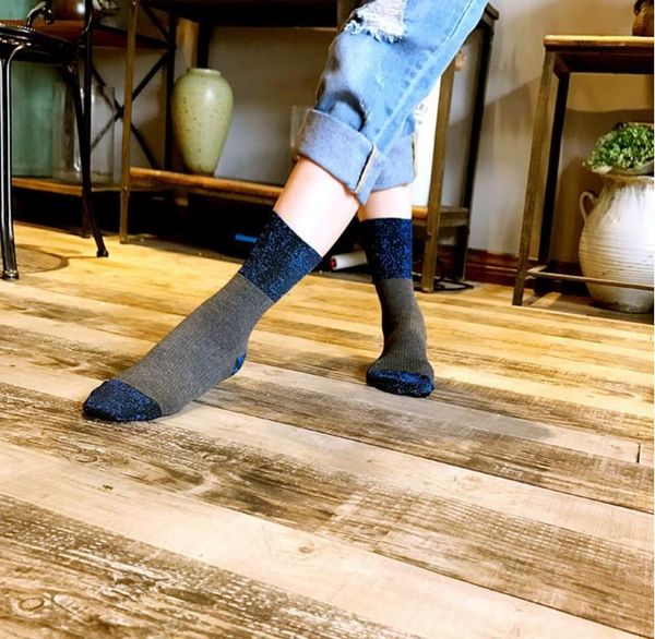 socks & hosiery 2021 1 pair 6 colors shiny long autumn and spring fashion glitter silver flanging wild in tube, Black;white
socks & hosiery 2021 1 pair 6 colors shiny long autumn and spring fashion glitter silver flanging wild in tube, Black;white