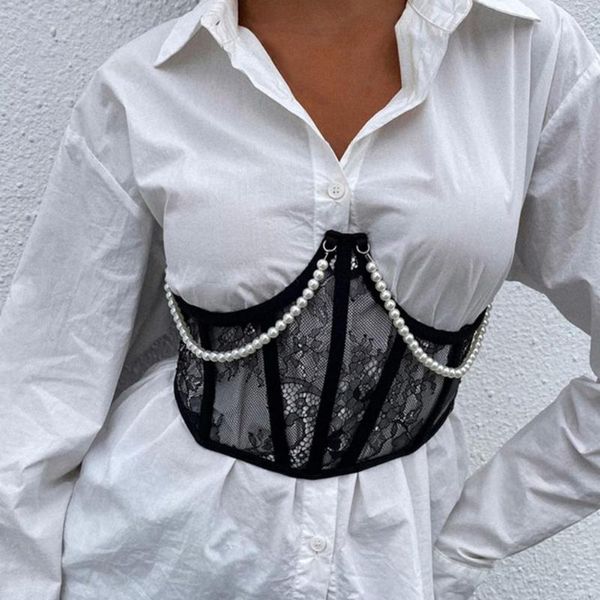 bustiers & corsets bustier steel rim women corset adjustable lace stylish see through tight waist, Black;white
bustiers & corsets bustier steel rim women corset adjustable lace stylish see through tight waist, Black;white