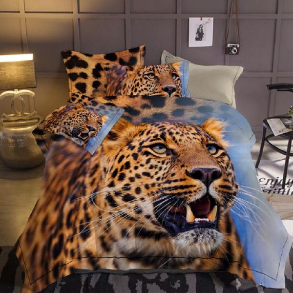 4pcs/set 3d animals lions tiger leopards printed bedding set quilt cover bed sheet cases queen size bedspread bedclothes sheets & sets
4pcs/set 3d animals lions tiger leopards printed bedding set quilt cover bed sheet cases queen size bedspread bedclothes sheets & sets