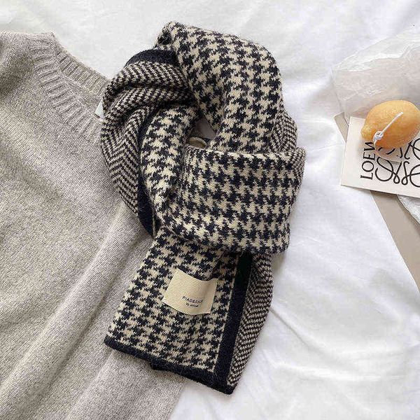 scarves qianniao plaid scarf female autumn and winter 2022 korean version versatile student knitted wool warm bib men's fashion, Blue;gray
scarves qianniao plaid scarf female autumn and winter 2022 korean version versatile student knitted wool warm bib men's fashion, Blue;gray