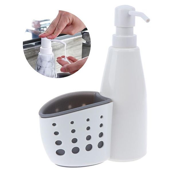 liquid soap dispenser 2 in 1 storage box detergent bottle sponge drainboard holder for bathroom kitchen
liquid soap dispenser 2 in 1 storage box detergent bottle sponge drainboard holder for bathroom kitchen
