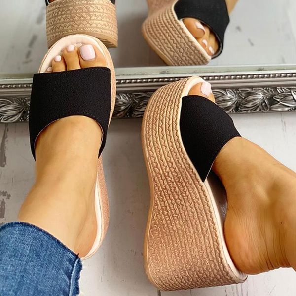 lapolaka 2021 dropship summer platform wedges high heels shoes woman slippers leisure sandal women female, Black
lapolaka 2021 dropship summer platform wedges high heels shoes woman slippers leisure sandal women female, Black