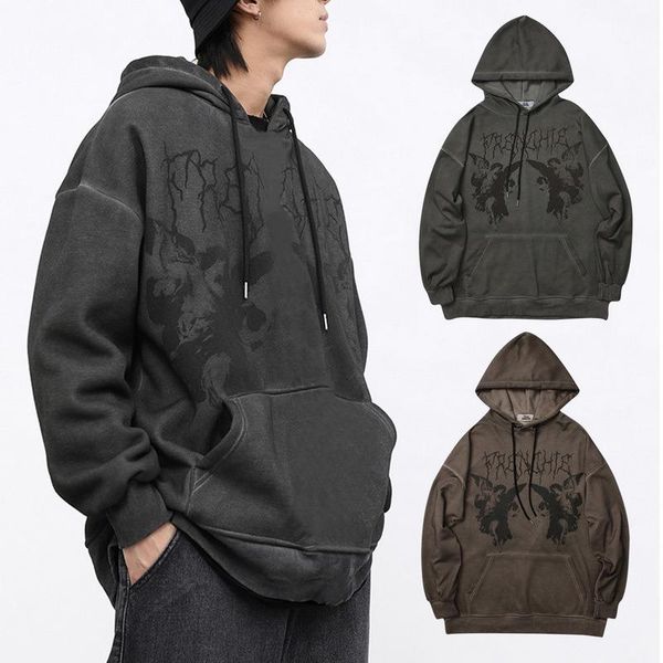 men's hoodies & sweatshirts men hip hop streetwear hooded jacket angel dark print coat harajuku cotton fleece autumn winter outwear zip, Black
men's hoodies & sweatshirts men hip hop streetwear hooded jacket angel dark print coat harajuku cotton fleece autumn winter outwear zip, Black