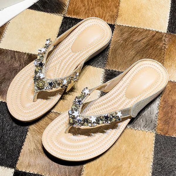 slippers 2021 women crystal flip flops rhinestone female summer beach slides ladies fashion casual flats plus size woman shoes, Black
slippers 2021 women crystal flip flops rhinestone female summer beach slides ladies fashion casual flats plus size woman shoes, Black