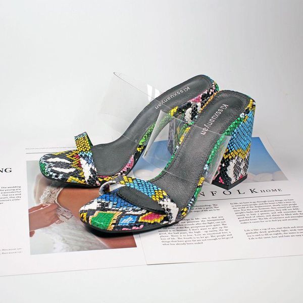 slippers trendy style square high heels plus size 42 snake print colorful summer women shoes woman sandals female mules pumps, Black
slippers trendy style square high heels plus size 42 snake print colorful summer women shoes woman sandals female mules pumps, Black
