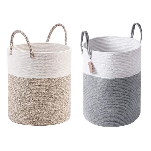 storage baskets hand woven sundries basket clothing toy collection bucket creative cleaning organizer barrel crafted cotton weaving x7xd
storage baskets hand woven sundries basket clothing toy collection bucket creative cleaning organizer barrel crafted cotton weaving x7xd