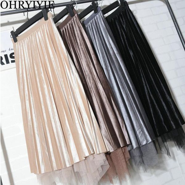 skirts ohryiyie tulle women 2021 vintage long velvet irregular skirt female high waist pleated lady patchwork maxi, Black
skirts ohryiyie tulle women 2021 vintage long velvet irregular skirt female high waist pleated lady patchwork maxi, Black