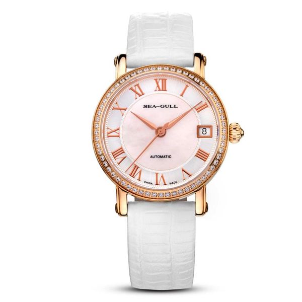 wristwatches sea-gull 719.387 automatic mechanical women's watch self winding (white), Slivery;brown
wristwatches sea-gull 719.387 automatic mechanical women's watch self winding (white), Slivery;brown