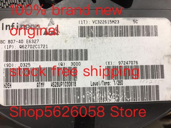 smart power plugs bc80740e6327 sot-23 100% original 10pcs-200pcs/lot stock
smart power plugs bc80740e6327 sot-23 100% original 10pcs-200pcs/lot stock