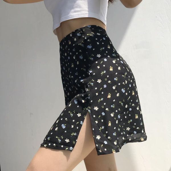 skirts summer fashion fresh fairy flower chiffon a-line women skirt sell casual cute floral slim high waist button mini split, Black
skirts summer fashion fresh fairy flower chiffon a-line women skirt sell casual cute floral slim high waist button mini split, Black