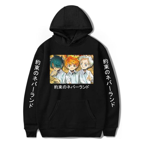 men's hoodies & sweatshirts the promised neverland anime printed manga for casual pullovers print oversized harajuku clothes, Black
men's hoodies & sweatshirts the promised neverland anime printed manga for casual pullovers print oversized harajuku clothes, Black