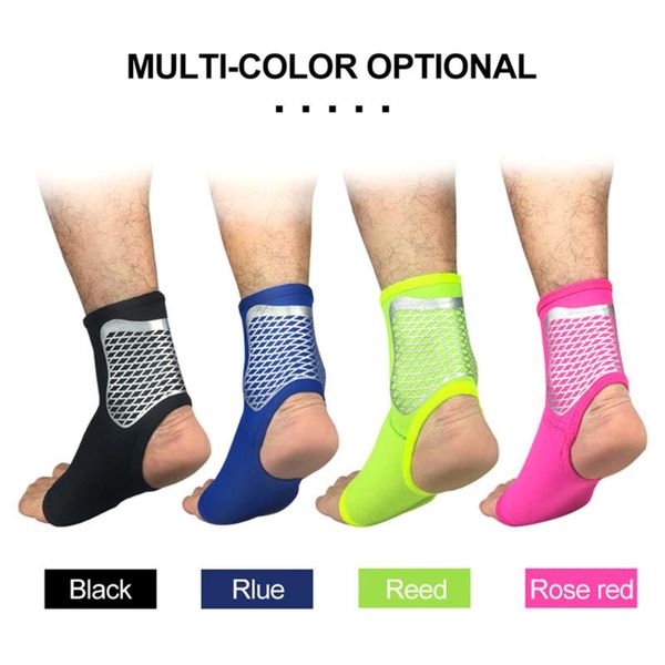 ankle support 1 pair sports football basketball badminton sport protection bandage elastic sprain brace guard protector, Blue;black
ankle support 1 pair sports football basketball badminton sport protection bandage elastic sprain brace guard protector, Blue;black
