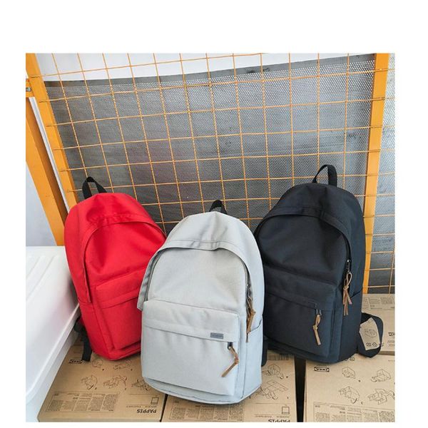 backpack 2021 school season fashion casual solid color simple men and women couple campus student schoolbag cool girl
backpack 2021 school season fashion casual solid color simple men and women couple campus student schoolbag cool girl