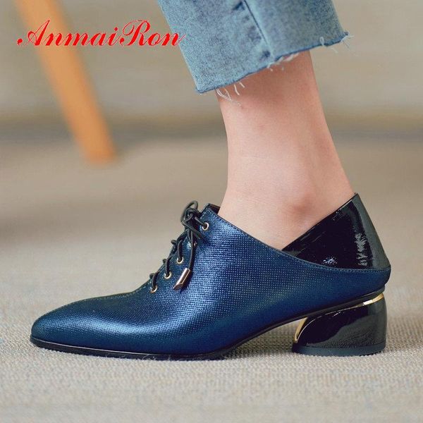 dress shoes anmairon 2021 basic high heels party pointed toe genuine leather lace-up ladies square heel bling womens 34-42, Black
dress shoes anmairon 2021 basic high heels party pointed toe genuine leather lace-up ladies square heel bling womens 34-42, Black