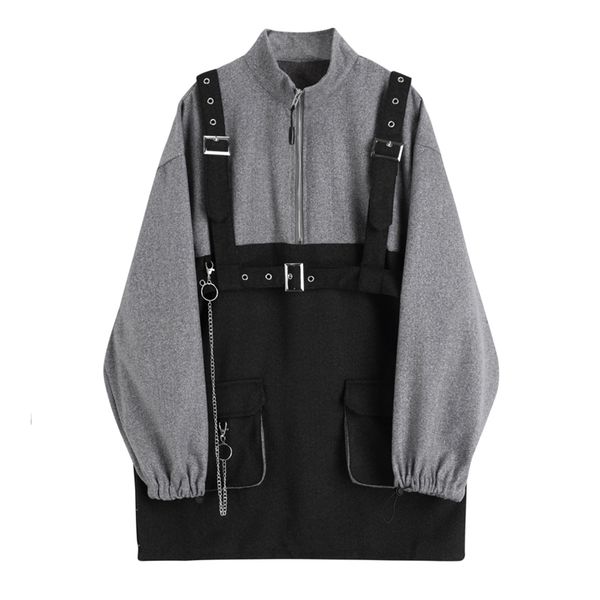 2021 autumn harajuku women punk style suspenders bandage dress vintage long sleeve streetwear gothic female dresses two piece, Black;gray
2021 autumn harajuku women punk style suspenders bandage dress vintage long sleeve streetwear gothic female dresses two piece, Black;gray