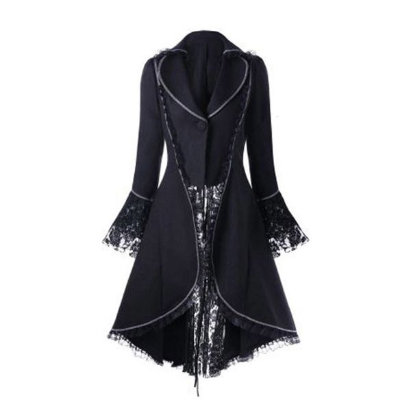 women's trench coats women gothic overcoat lace-up bandage ribbon bow lace up winter flocking long sleeve halloween black vintage coat, Tan;black
women's trench coats women gothic overcoat lace-up bandage ribbon bow lace up winter flocking long sleeve halloween black vintage coat, Tan;black