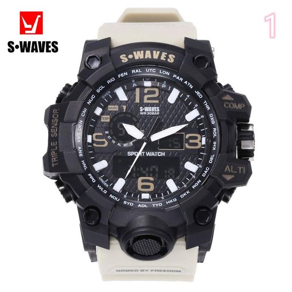 wristwatches men's chronograph multifunctional waterproof silicone date calendar wristwatch, Slivery;brown
wristwatches men's chronograph multifunctional waterproof silicone date calendar wristwatch, Slivery;brown
