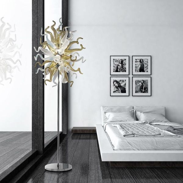 modern blown glass led floor lamp luxury indoor decorations for the living room lamps
modern blown glass led floor lamp luxury indoor decorations for the living room lamps