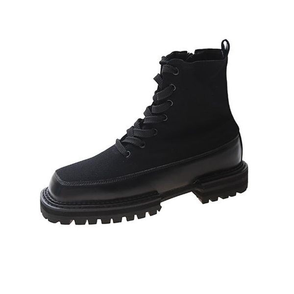 boots winter women's motorcycle booties 2021 all-match thick-soled compound round head non-slip street thin short, Black
boots winter women's motorcycle booties 2021 all-match thick-soled compound round head non-slip street thin short, Black