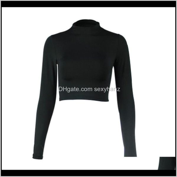 & womens clothing apparel drop delivery 2021 solid base t shirt crop slim long sleeve knitted crew neck bottoming t-shirt women aut, White
& womens clothing apparel drop delivery 2021 solid base t shirt crop slim long sleeve knitted crew neck bottoming t-shirt women aut, White