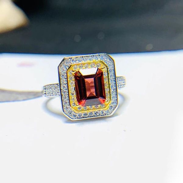 cluster rings colife jewelry fashion garnet silver ring 6mm*8mm natural for daily wear 925, Golden;silver
cluster rings colife jewelry fashion garnet silver ring 6mm*8mm natural for daily wear 925, Golden;silver
