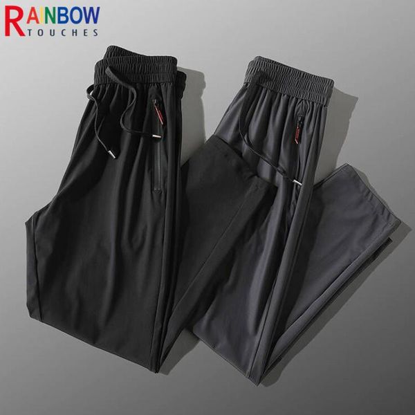 men's pants rainbowtouch2021 summer ice silk casual loose leggings or straight breathable sport, Black
men's pants rainbowtouch2021 summer ice silk casual loose leggings or straight breathable sport, Black