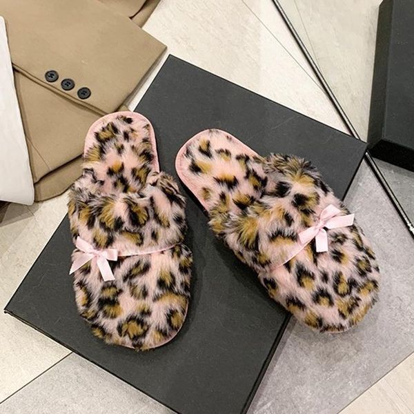 women's fuzzy leopard print home slippers with cute bow soft non-slip cozy house shoes indoor outdoor dsa1, Black
women's fuzzy leopard print home slippers with cute bow soft non-slip cozy house shoes indoor outdoor dsa1, Black