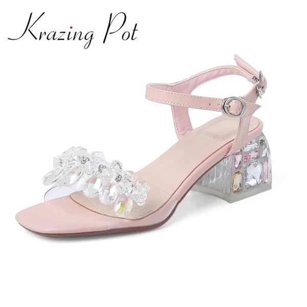 krazing pot big size cow leather high heels princess style crystal french romantic dance perty buckle straps women sandals l21 dress shoes, Black
krazing pot big size cow leather high heels princess style crystal french romantic dance perty buckle straps women sandals l21 dress shoes, Black