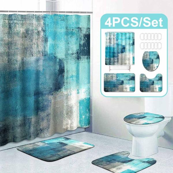shower curtains 4 pcs abstract blue stripe curtain ink painting luxurious texture bathroom home decor polyester cloth
shower curtains 4 pcs abstract blue stripe curtain ink painting luxurious texture bathroom home decor polyester cloth