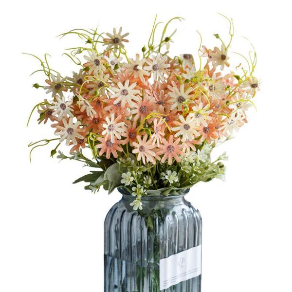decorative flowers & wreaths handmade bouquet wedding hold pography props home decoration simulation silk flower