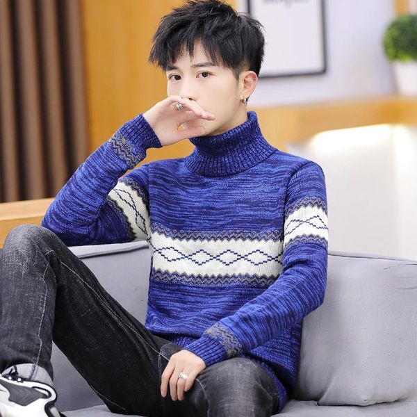 Men's Sweaters turtleneck sweater spring and autumn casual Korean version of the trend personality handsome knitted DV0Q, White;black
Men's Sweaters turtleneck sweater spring and autumn casual Korean version of the trend personality handsome knitted DV0Q, White;black
