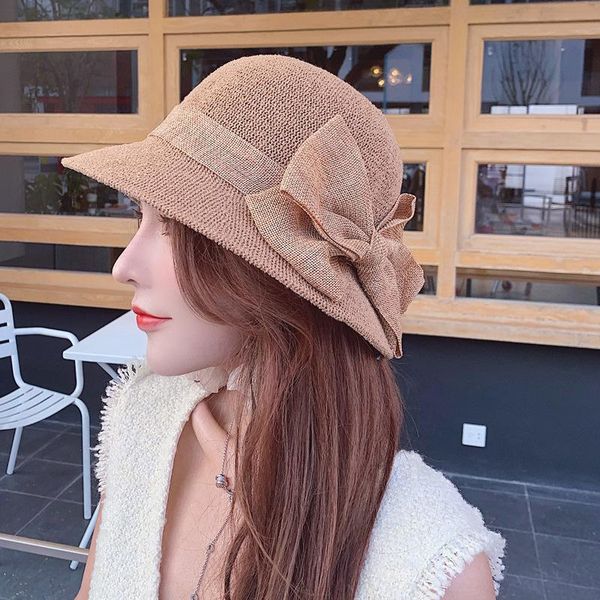 wide brim hats 2021 summer autumn big bowknot sun hat casual vacation panama straw women beach jazz foldable outdoor travel, Blue;gray
wide brim hats 2021 summer autumn big bowknot sun hat casual vacation panama straw women beach jazz foldable outdoor travel, Blue;gray