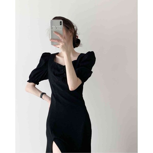 casual dresses hepburn style black , bubble sleeves, french openings, fashion clothes, 2021, Black;gray
casual dresses hepburn style black , bubble sleeves, french openings, fashion clothes, 2021, Black;gray