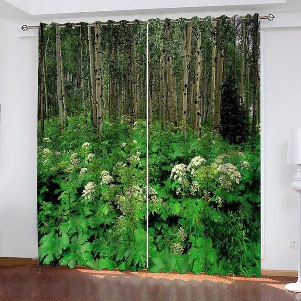 curtain & drapes 3d window spring green woods blackout living room office bedroom customized size
curtain & drapes 3d window spring green woods blackout living room office bedroom customized size