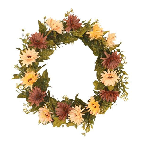 decorative flowers & wreaths simulation chrysanthemum garland creative flower plant wreath home door wall hanging ornament
decorative flowers & wreaths simulation chrysanthemum garland creative flower plant wreath home door wall hanging ornament