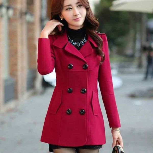 women's wool & blends zoki women coat blend autumn warm long jacket fashion double breasted female slim sleeve outwear winter korean cl, Black
women's wool & blends zoki women coat blend autumn warm long jacket fashion double breasted female slim sleeve outwear winter korean cl, Black